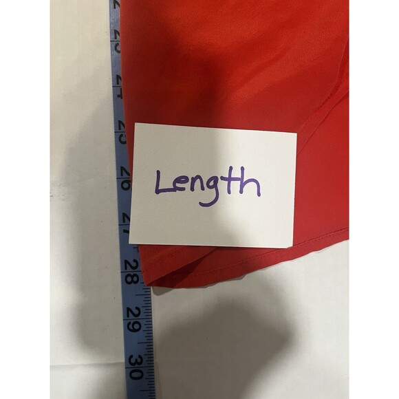 Banana Republic Women’s Red Silk Button Up Sz Small Luxury Classic Preppy Classy - Picture 8 of 9